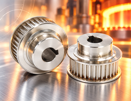 Stainless steel belt pulley passivation