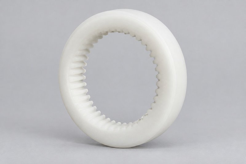 Custom plastic internal ring gears