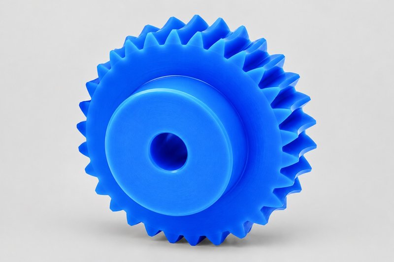 Custom plastic worm wheels for worm gear drives
