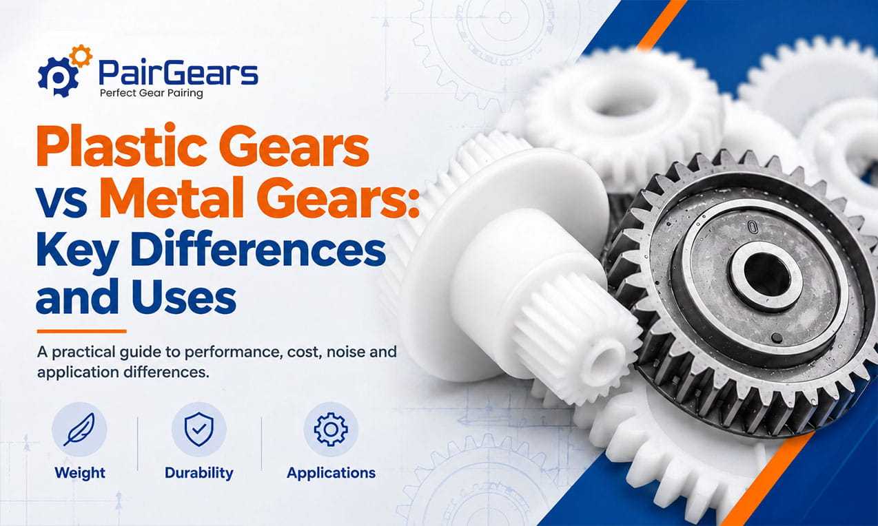 Plastic gears vs metal gears: Key Differences and Uses