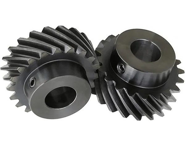Crossed helical gear pair