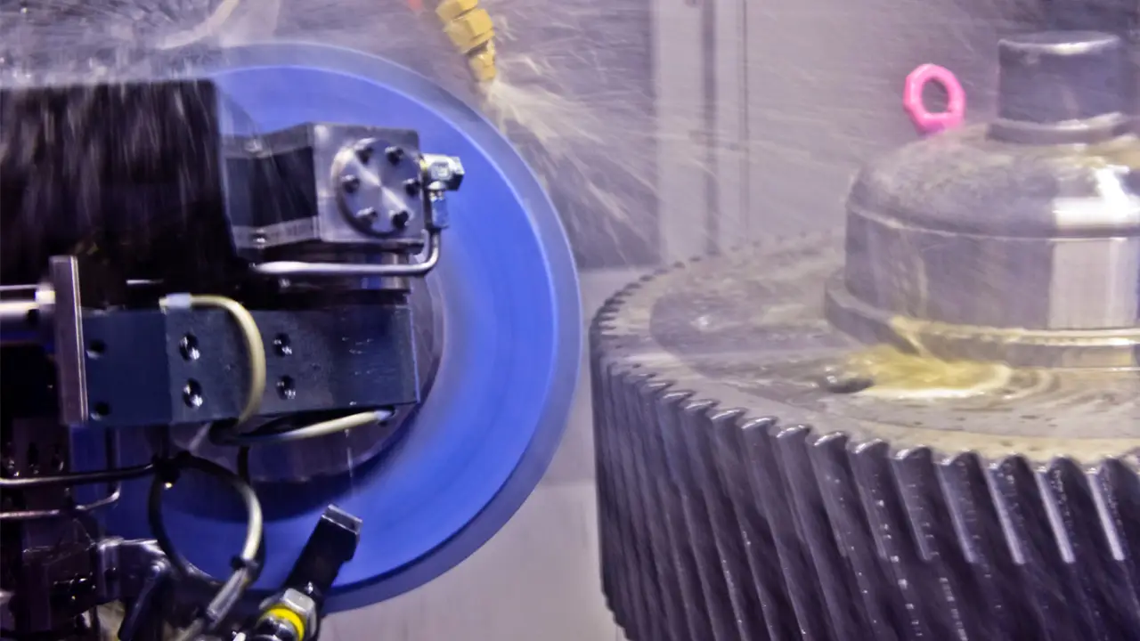 Gear grinding process