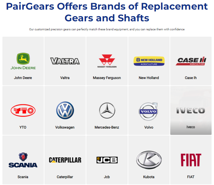 PairGears Offers Brands of Replacement Gears and Shafts