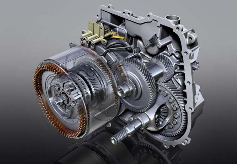 EV e-axle system diagram