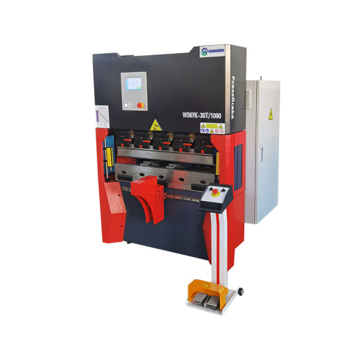RONGWIN High-Precision 30T1000 CNC Hydraulic Press Brake Machine Small Stainless Steel Plate Bending with Motor Core Component