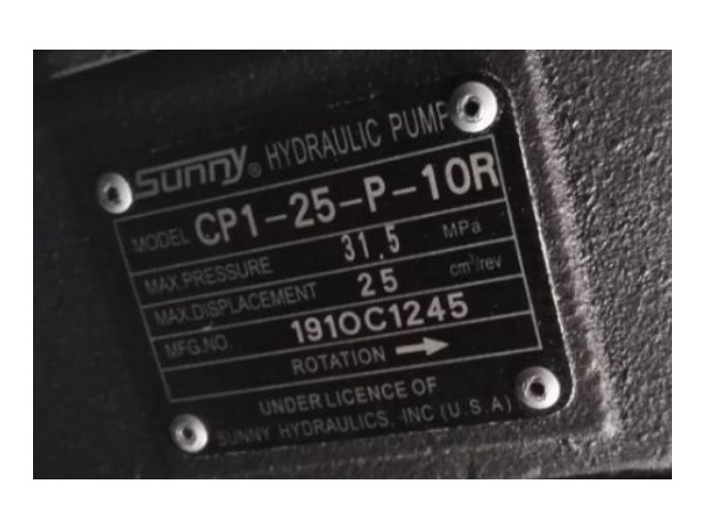 Swing Beam Shearing Machine Gear Pump