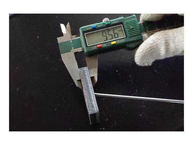 Fiber Laser Cutting Machine Thickness display