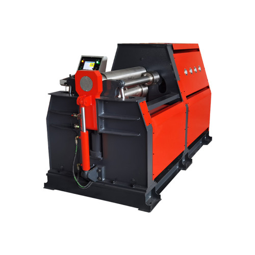 Stainless plate bending rolling machine with motor and gearbox | For end forming