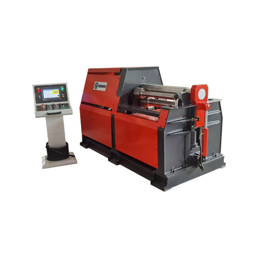 Stainless plate bending rolling machine with motor and gearbox | For end forming