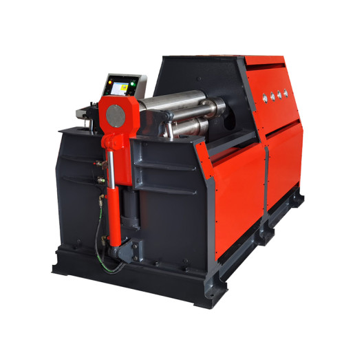 Stainless plate bending rolling machine with motor and gearbox | For end forming