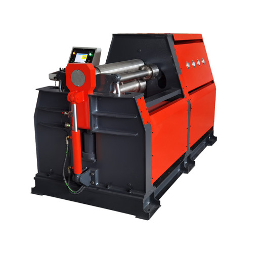 Stainless plate bending rolling machine with motor and gearbox | For end forming