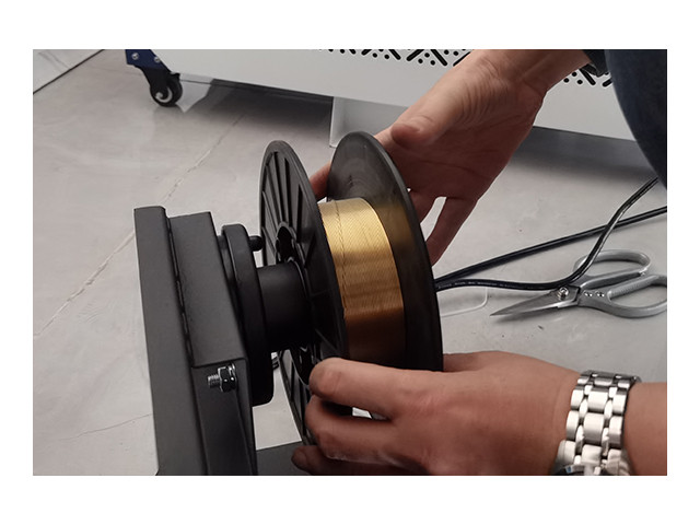 Hand-Held Laser Welding Machine Wire feeder display