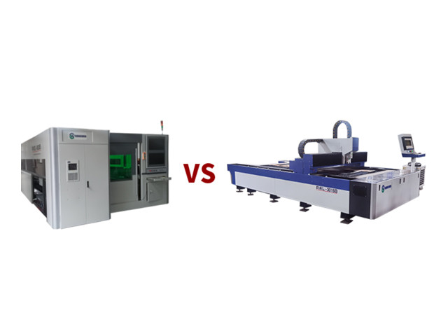 Double Table Seal Fiber Laser Cutting Machine Closed control design