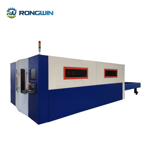 Double Table Seal Fiber Laser Cutting Machine | 6000W Power Metal Component Exchange Table Design