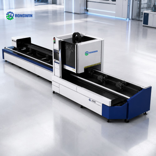 RWT-G Automatic Tube Laser Cutting Machine CNC Pipe Laser Cutter Fiber Laser Tube Cutter for Metal Pipes