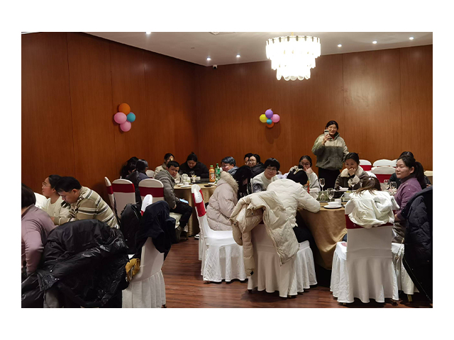 During dinner