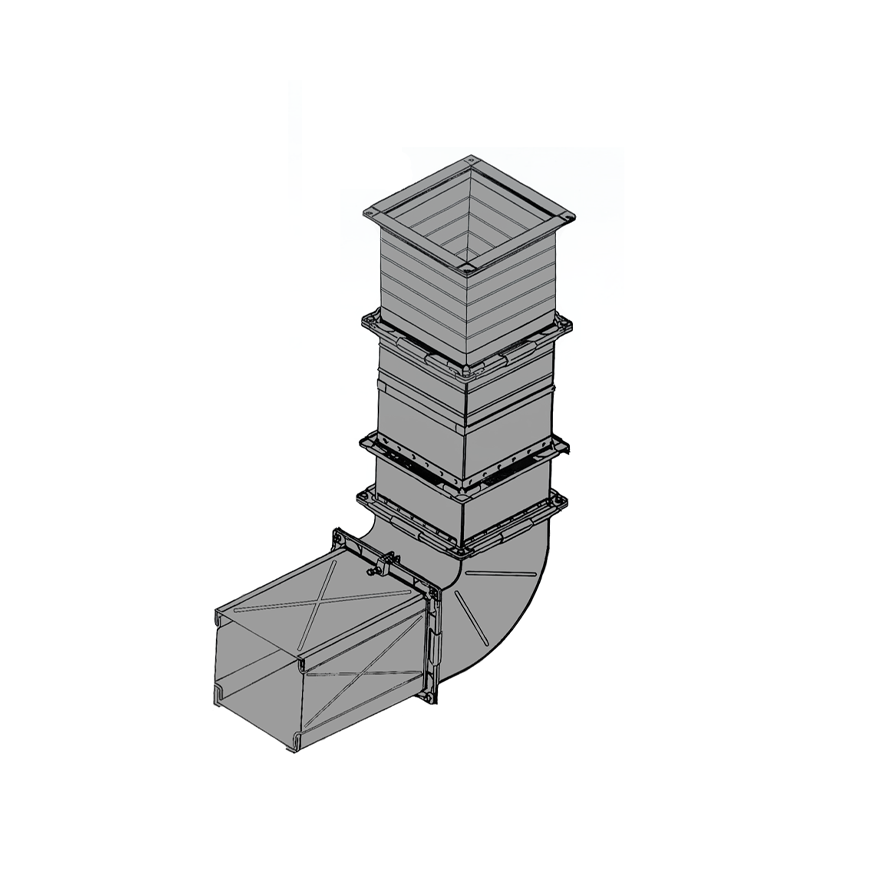 RONGWIN Efficient Spiral Duct Machine