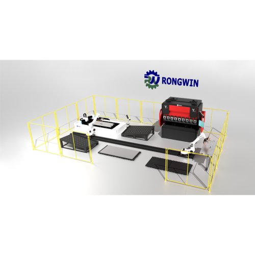 Automatic CNC Robot Press Brake | Hydraulic Sheet Metal Bending for Steel Parts