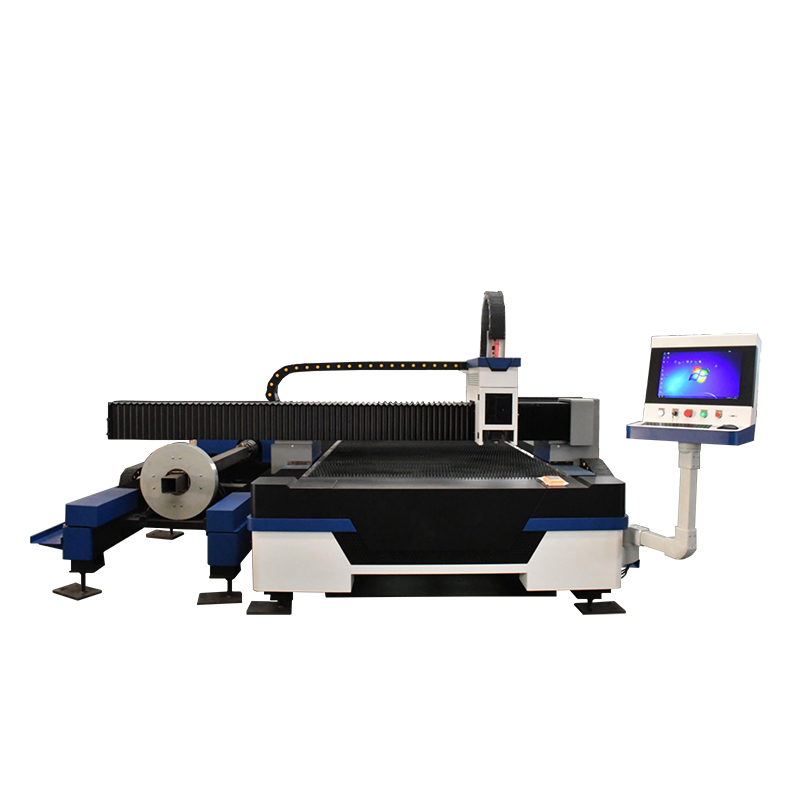 CNC Fiber Laser Cutting Machine for Plate and Pipe - RONGWIN IPG Laser Metal Cutter