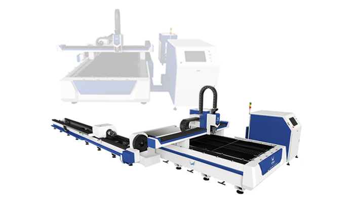 6kw single tables sheet and tube Laser Cutting Machine