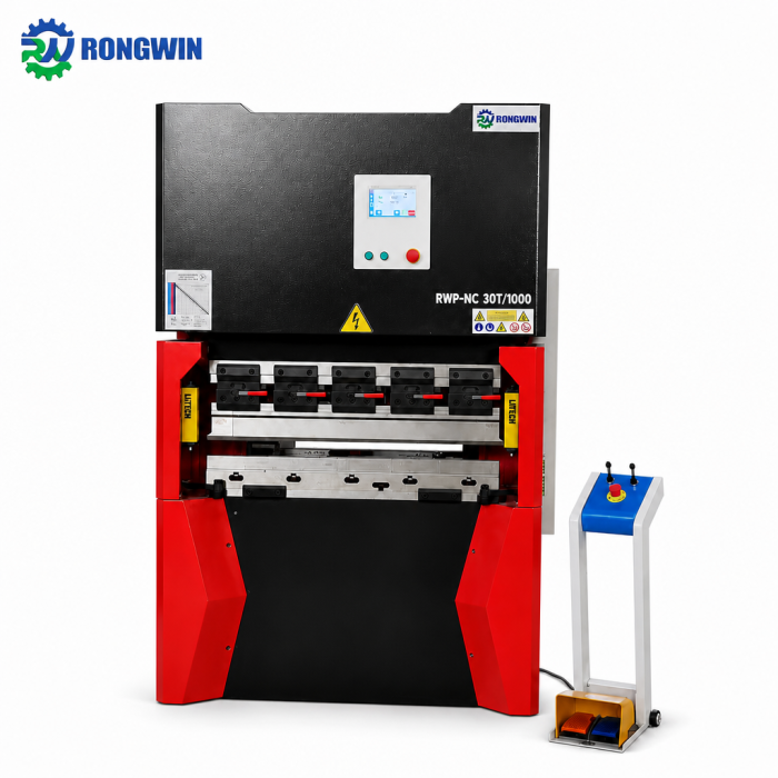 RWP-NC Hydraulic CNC Press Brake Torsion Bar 1000mm Worktable Automatic Sheet Metal Bending Machine