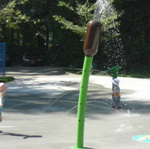 Dogwood fountain for water play equipment