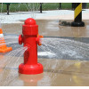 Fire hydrant fountain for water play equipment