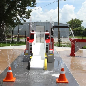 Traffic Cone Fountain | Water Playground Equipment | Water Park Equipment