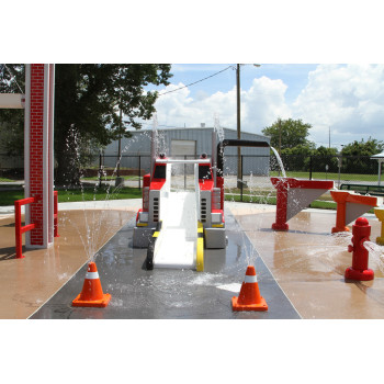 Traffic Cone Fountain | Water Playground Equipment | Water Park Equipment