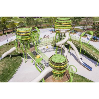Custom Design Bird's Nest Parent-child Playground |  Outdoor Play Tower