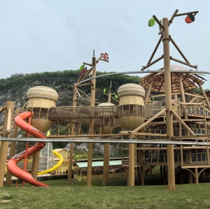 Nanjing Jungle | Crystal Tower High Ropes Course | Playground Equipment | Custom Design