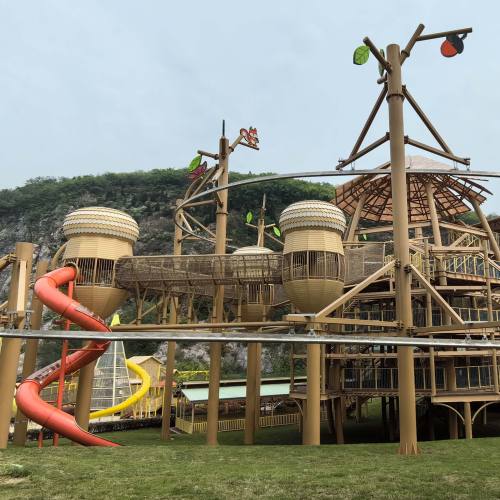 Castle of the Brave for high ropes course | Amusement equipment customizable