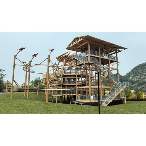 Nanjing Jungle | Crystal Tower High Ropes Course | Playground Equipment | Custom Design