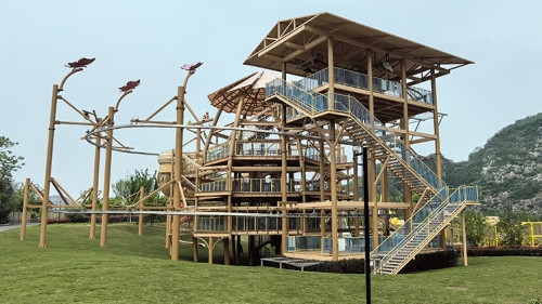 Nanjing Jungle | Crystal Tower High Ropes Course | Playground Equipment | Custom Design