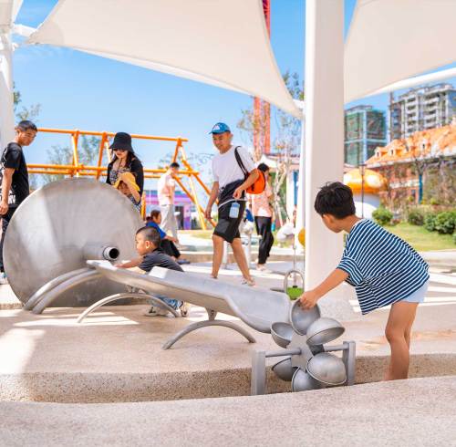 Water Turbine | Archimedes Water Play Equipment | Stainless Steel | Water Playground Equipment | Water Park