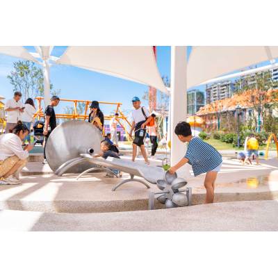 Water Turbine | Archimedes Water Play Equipment | Stainless Steel | Water Playground Equipment | Water Park