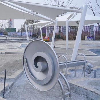 Water Turbine | Archimedes Water Play Equipment | Stainless Steel | Water Playground Equipment | Water Park