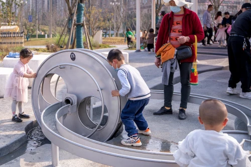Water Play Equipment | Stainless Steel Giant Water Windmill