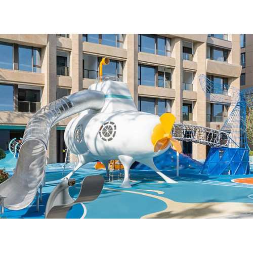 Mini submarine for stainless steel slide playground equipment I Transportation style | Amusement equipment customizable
