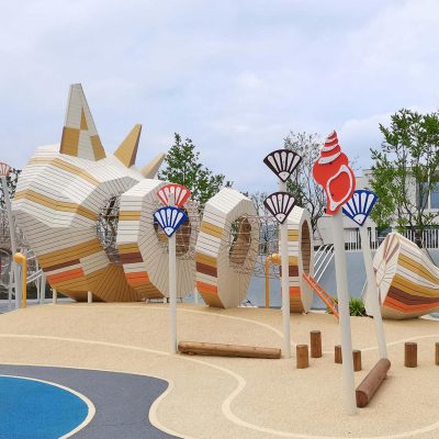 Conch trail for nature playground equipment | Animal style outdoor playground equipment