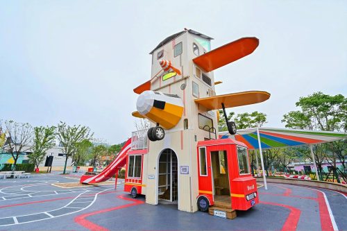 House in distress for stainless steel slide playground equipment I Play equipment for kids | Outdoor playground sets