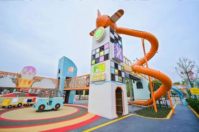 Transportation Themed Castle Slides | Stainless Steel Slide | Outdoor Playground Sets | Theme Park | Custom Design