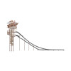 Toffy's Lunar Airship Tower Slides | Stainless Steel Slide | Animal-Shaped Play Equipment | Outdoor Playground Sets | Theme Park | Custom Design