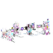 Moon-Picking Palace Combo Slides | Stainless Steel Slide | Outdoor Playground Sets | Theme park | Custom Design