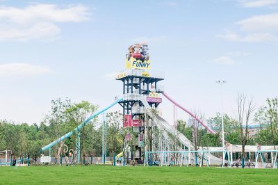 Scream for stainless steel slide playground equipment I  Theme park | Bespoke project