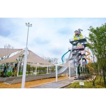 Toffy and Friends Tower Slides | Stainless Steel Slide | Outdoor Play Equipment for Kids