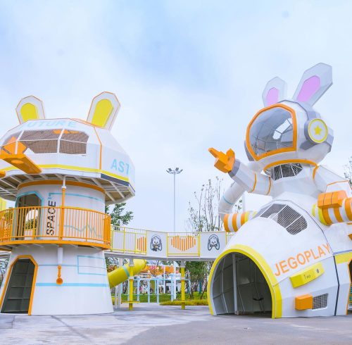 Astronaut Toffy Play Systems | Stainless Steel Slide | Outdoor Playground Sets | Theme Park | Custom Design