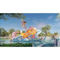 Octopus Boat Play Systems | Stainless Steel Slide | Outdoor Playground Sets | Theme Park | Custom Design