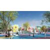 Rabbit Windmill Palace Combo Slides | Stainless Steel Slide |  Outdoor Playground Sets | Theme Park | Custom Design