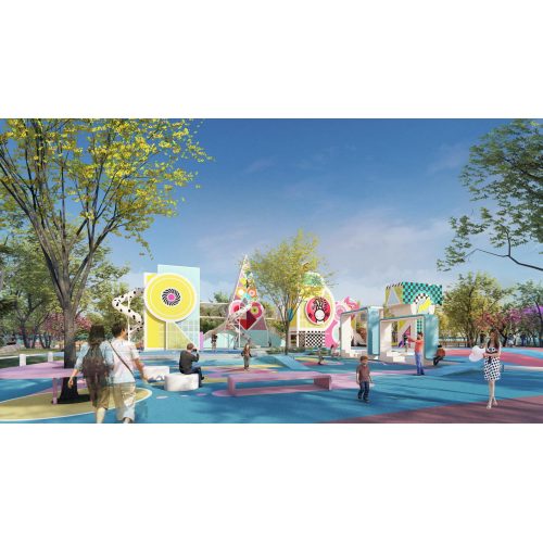 Rabbit Windmill Palace Combo Slides | Stainless Steel Slide |  Outdoor Playground Sets | Theme Park | Custom Design